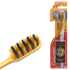 COLGATE SLIMSOFT GOLD CHARCOAL
