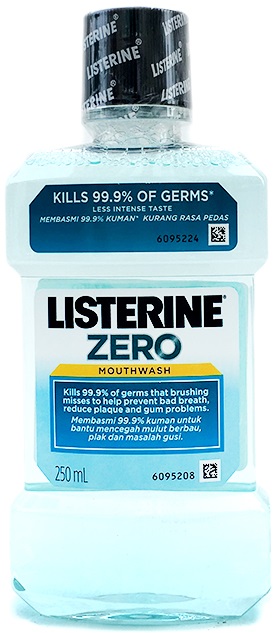 LISTERINE MOUTHWASH ZERO 250ML